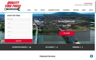 Quality Tire Pros website