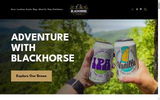 Blackhorse Pub & Brewery Clarksville website
