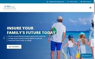 Clarksville Insurance Agency website