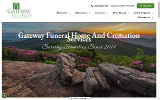 Gateway Funeral Home website