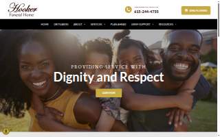 Hooker's Funeral Home website