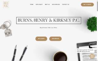 Burns, Henry & Kirksey, P.C. website
