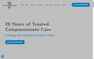 Community Animal Hospital website