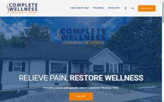 Complete Wellness Chiropractic Center website