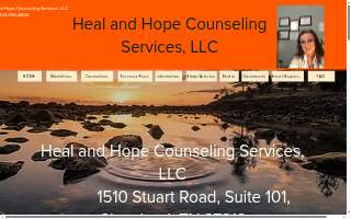 Heal and Hope Counseling Services, LLC website