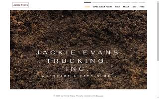 Jackie Evans Trucking Co website