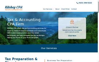 Ritchey CPA, LLC website