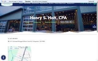 Holt Henry S CPA website
