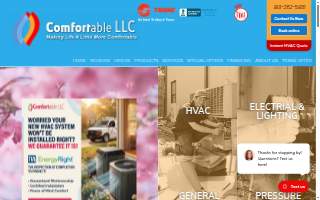 Comfortable LLC of Collierville website
