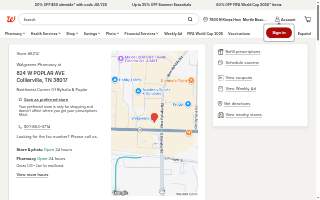 Walgreens website