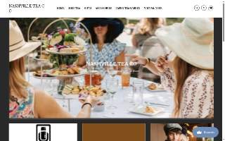 Nashville Tea Co Cafe website