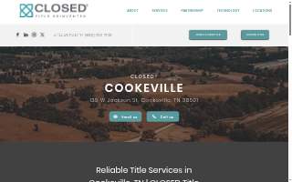 CLOSED Title of Cookeville website