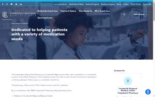 Cookeville Regional Medical Center Outpatient Pharmacy website