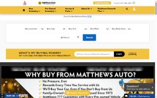 Matthews Social House website