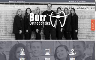 Burr Orthodontics website