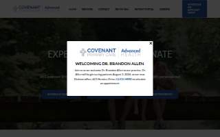 Covenant Primary Care Dickson website