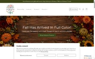 Dickson Florist website