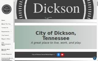 Dickson Senior Center website