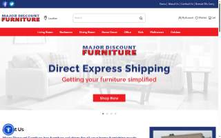 Major Discount Furniture website