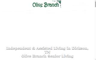 Olive Branch Senior Living website