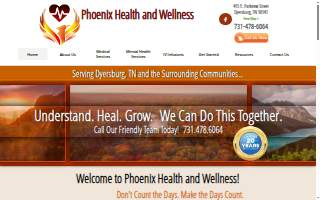 Phoenix Health and Wellness website