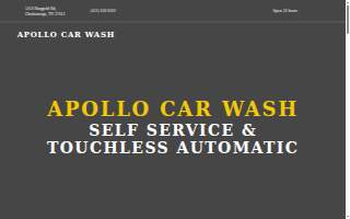 Apollo Car Wash website