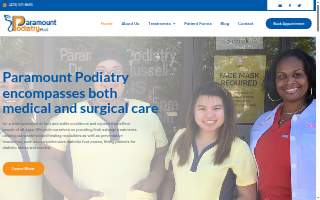 Paramount Podiatry, PLLC of East Ridge website