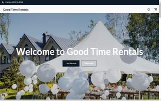 Good Time Rentals Tri-Cities website