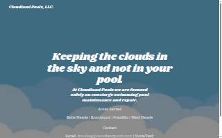 Cloudland Pools website