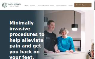 Cool Springs Foot Care website