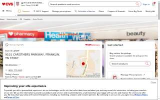 CVS Pharmacy website