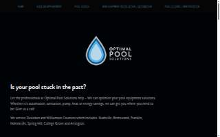 Optimal Pool Solutions website
