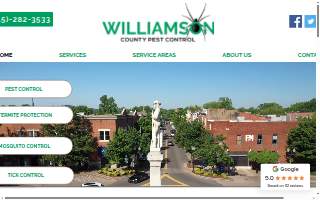 Williamson County Pest Control website