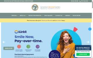 Germantown Advanced Dentistry website