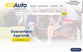 615 Auto Sales website