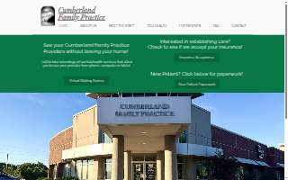 Cumberland Family Practice website