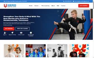 Hero Martial Arts- Hendersonville website