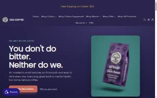Obsessive Coffee Disorder website