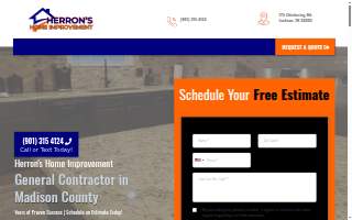 Herron's Home Improvement, LLC website