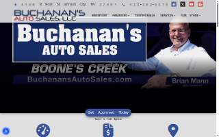 Buchanan's Auto Sales website