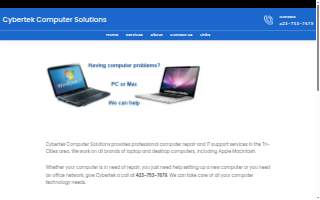 Cybertek Computer Solutions website