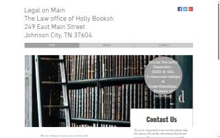 Legal On Main - The Law Office of Holly Booksh website