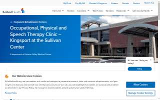 Ballad Health Physical Therapy website