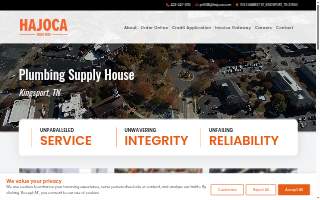 Hajoca Kingsport - Plumbing Supply website