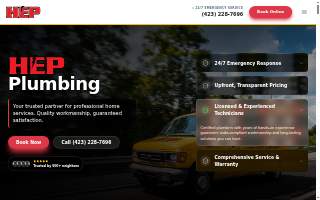 HEP Plumbing website