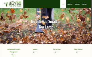 Lawncare Solutions website