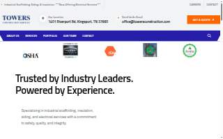 Towers Construction Services LLC website