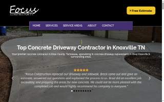 Focus Construction TN website