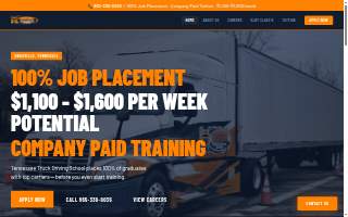 Tennessee Truck Driving School 2 website