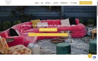 Spark Vintage Rentals website